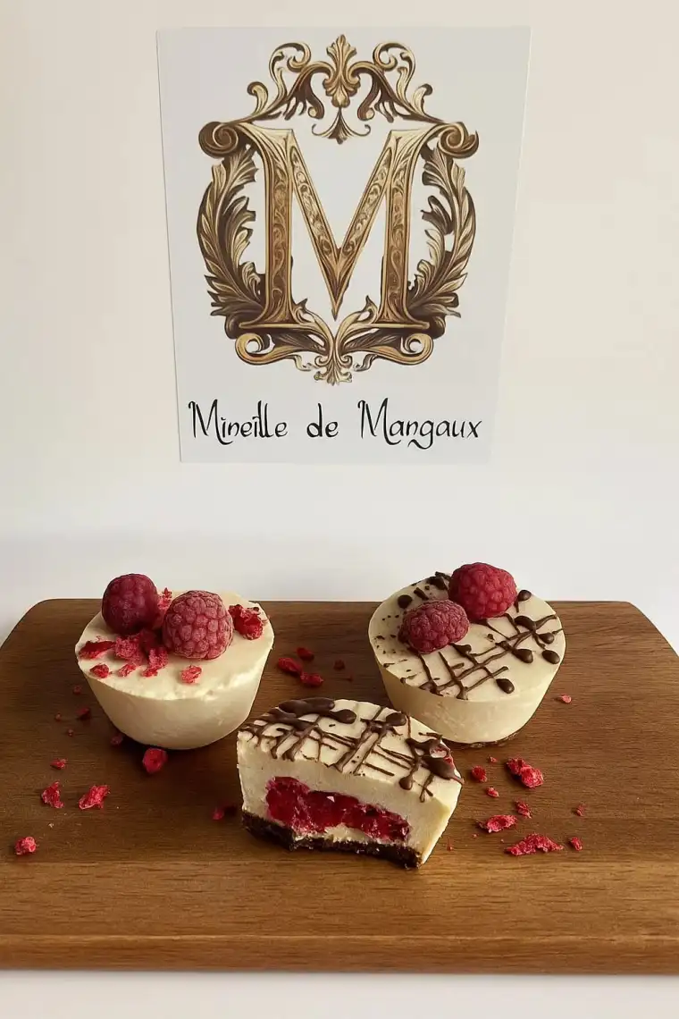 Prajitura raw vegan cu zmeura si cocos Mireille de Margaux