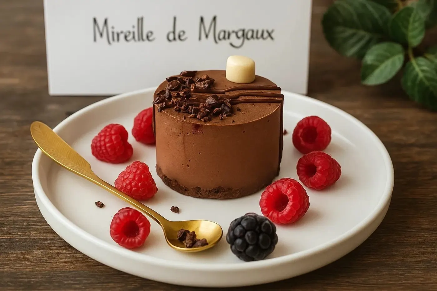 Bijou Chocolat - mousse de ciocolata raw vegan cu migdale si curmale